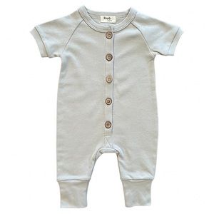 CEMENT | New baby toddler Blush Lotus organic romper jumpsuit